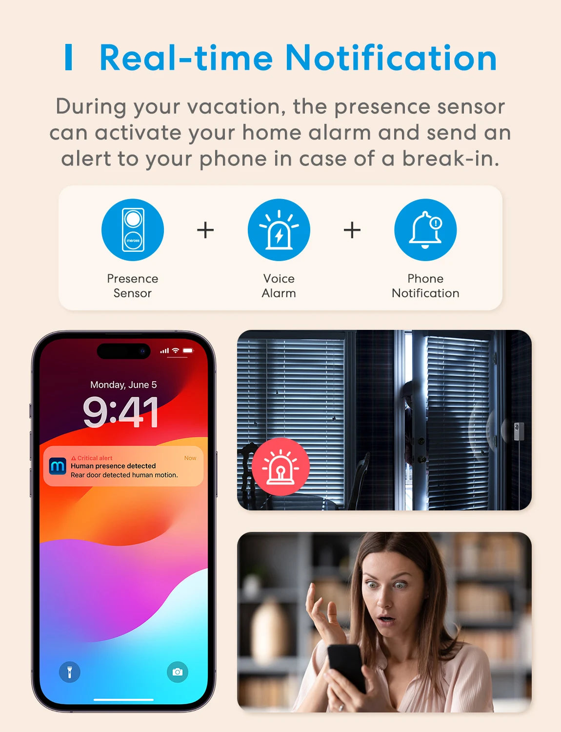 Meross Matter WiFi Human Presence Sensor