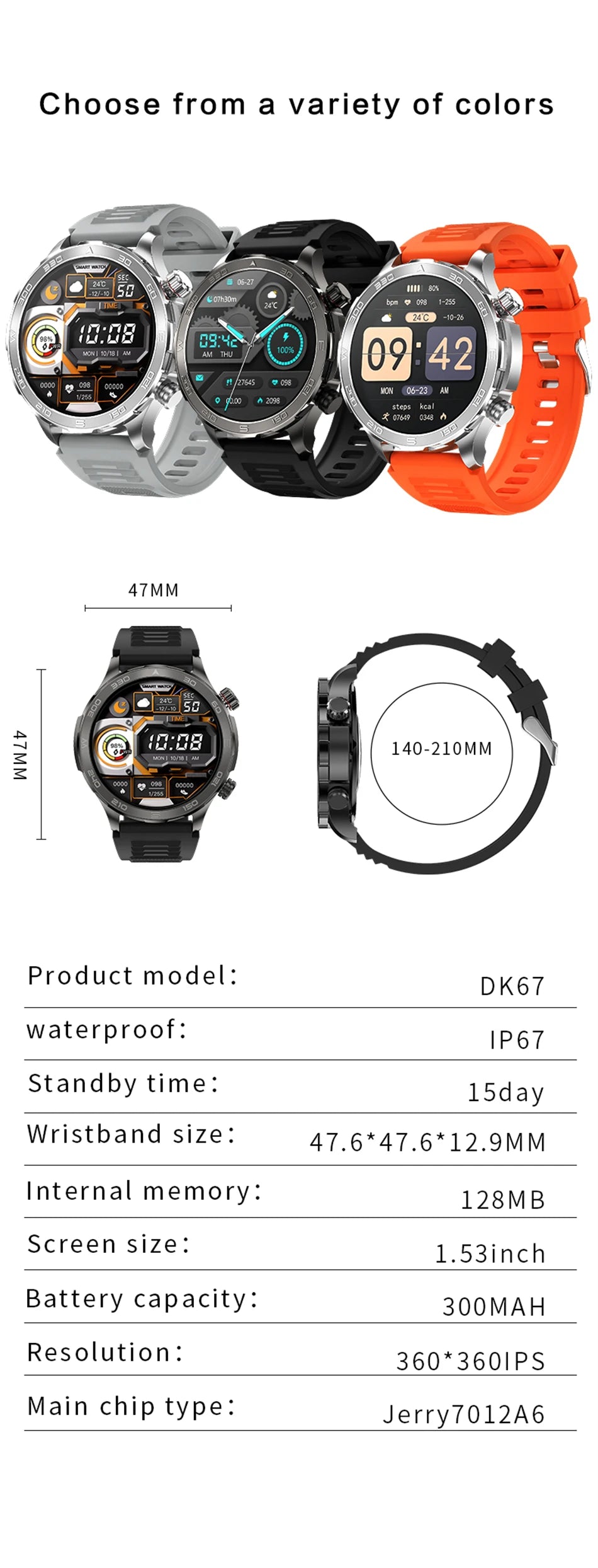 2025 Bluetooth Call Smartwatch for Huawei