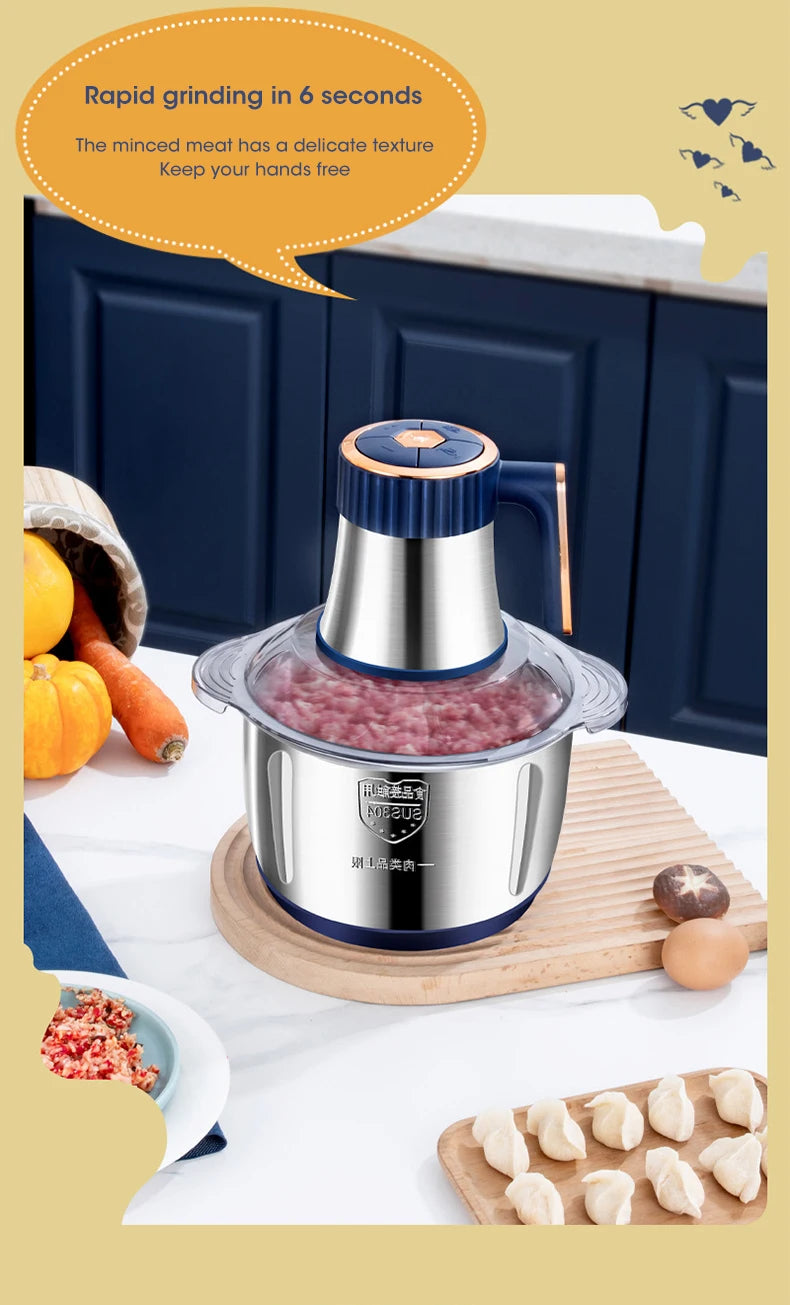 5L Electric Meat Grinder & Food Chopper