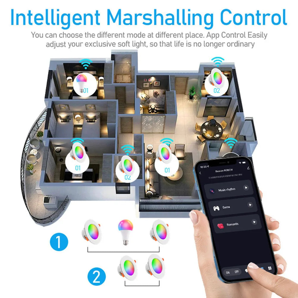 10W RGB Smart Bluetooth Ceiling Light