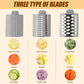Electric Cheese Grater & Vegetable Slicer – 4-in-1 Salad Maker & Food Processor