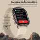 2024 Rugged Military Smart Watch Men Outdoor Watches lP68 Waterproof 2.01" Al Voice Bluetooth Call Smartwatch For Android lOS