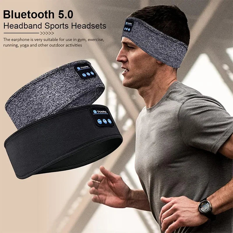 Bluetooth Headband Headphones with Sleep Eye Mask