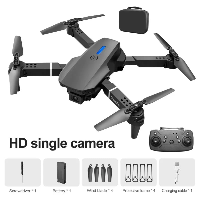 E88 Pro 4K Dual Camera Foldable RC Drone