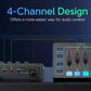 FIFINE SC3 4‑Channel RGB Gaming Mixer