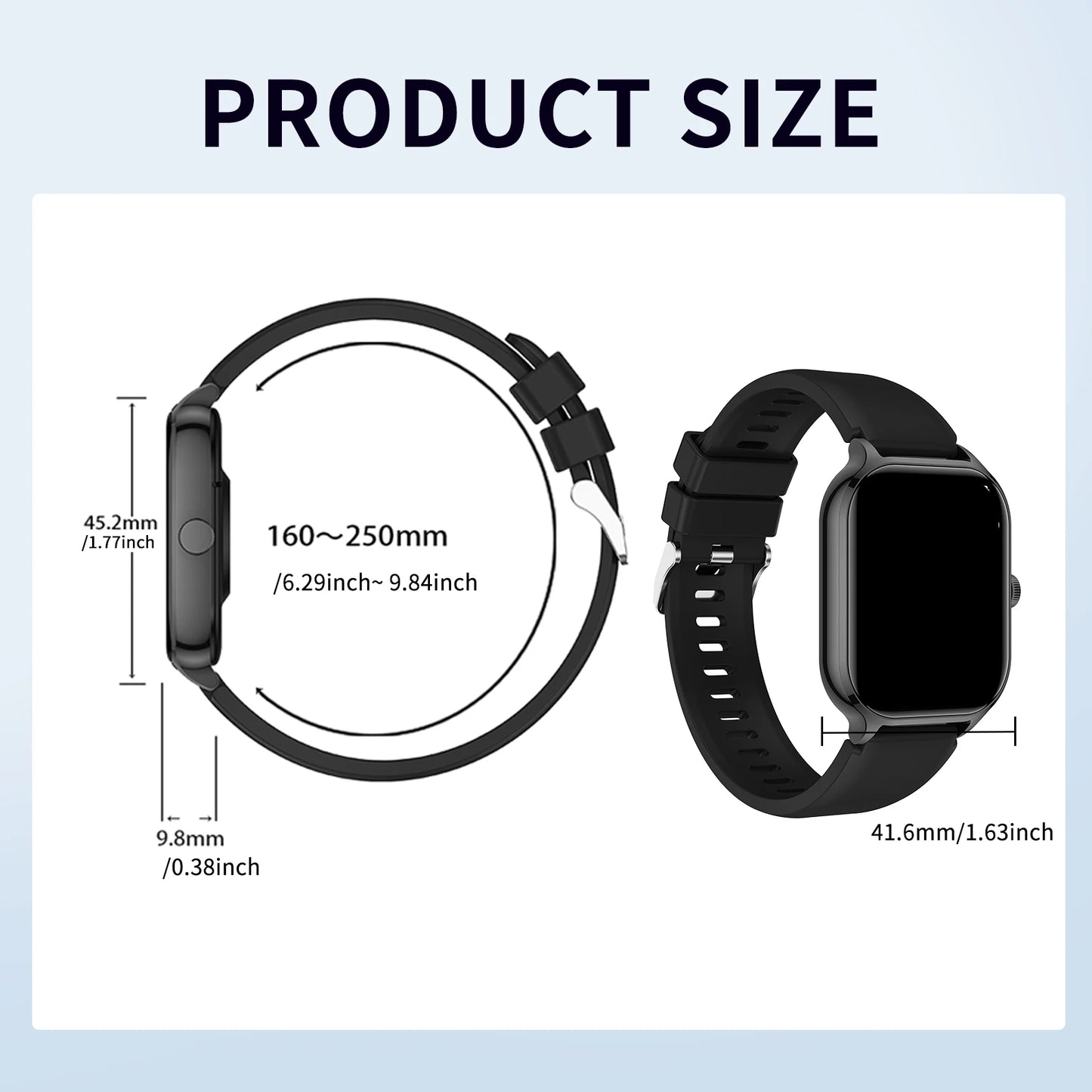 Wireless Calling Smartwatch with Sport Mode