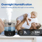 KINSCOTER 3L Large Air Humidifier with Remote & Timer