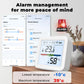 Tuya Smart Temperature & Humidity Sensor – WiFi/Zigbee with Backlight & Voice Control