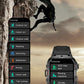 2024 Rugged Military Smart Watch Men Outdoor Watches lP68 Waterproof 2.01" Al Voice Bluetooth Call Smartwatch For Android lOS