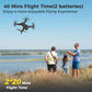 RC GPS Drone with Brushless Motor & 2 Batteries