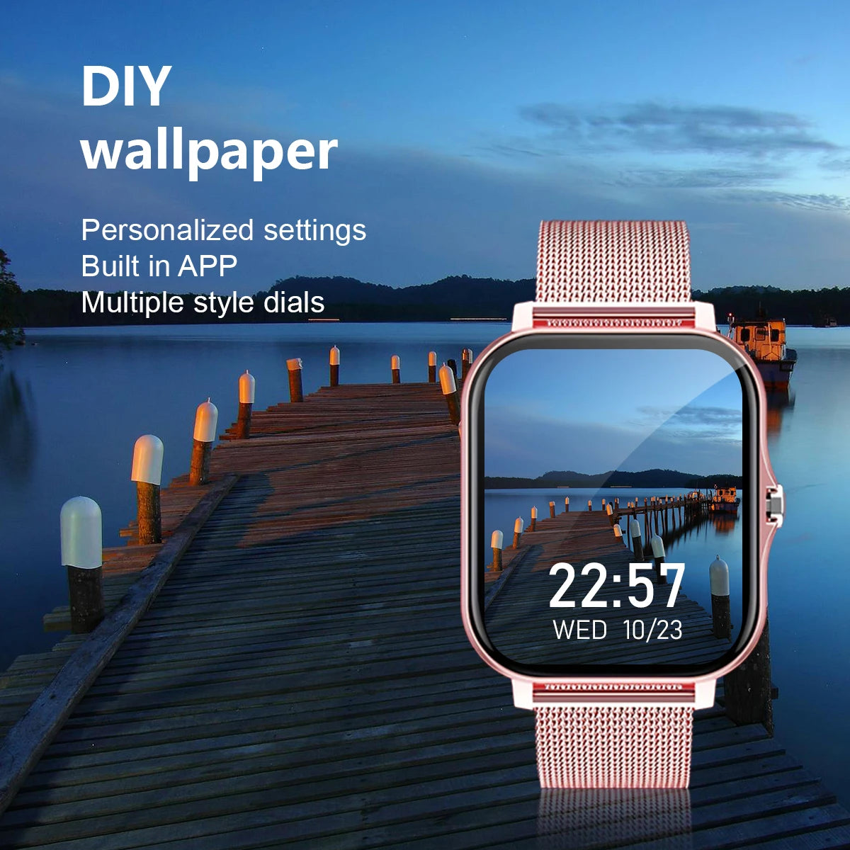 Wireless Calling Smartwatch with Sport Mode