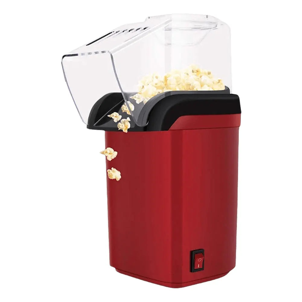 Automatic Popcorn Machine – Electric Air Popper for Home Kitchen