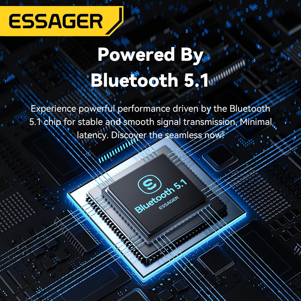 Essager 2-in-1 Bluetooth 5.1 Audio Adapter