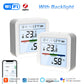 Tuya Smart Temperature & Humidity Sensor – WiFi/Zigbee with Backlight & Voice Control