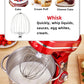 BioloMix 6L Stand Mixer – 1200W, 6-Speed Kitchen Mixer with Whisk, Dough Hook & Blender