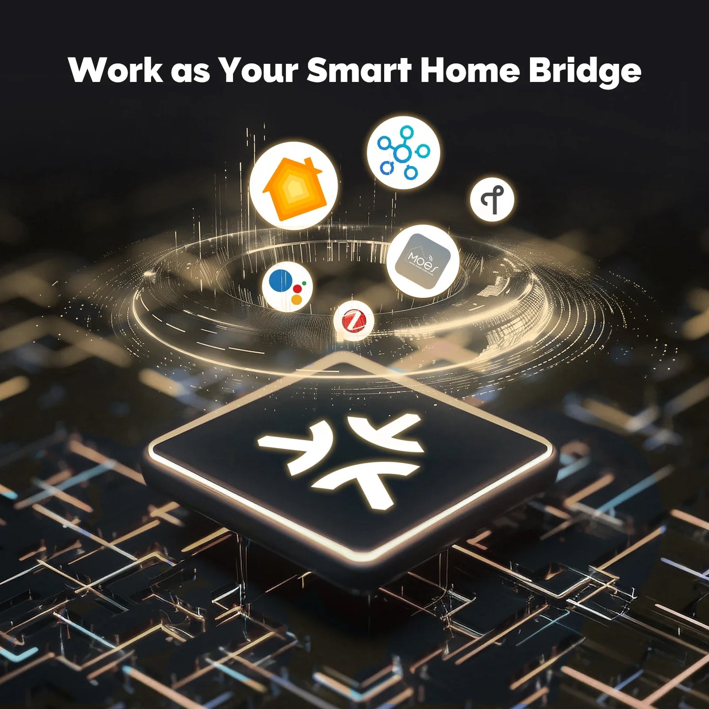 MOES Tuya Zigbee Matter Thread Gateway – Smart Home Bridge & Hub