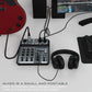 4-Channel USB Audio Mixer with Bluetooth & Phantom Power