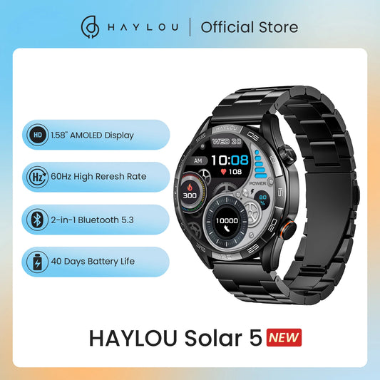 HAYLOU Solar 5 Smartwatch with Voice Calling