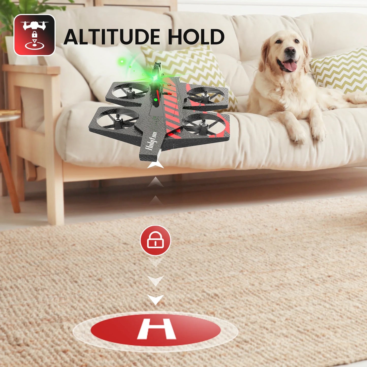 Holyton HT40 2-in-1 Land & Fly Drone