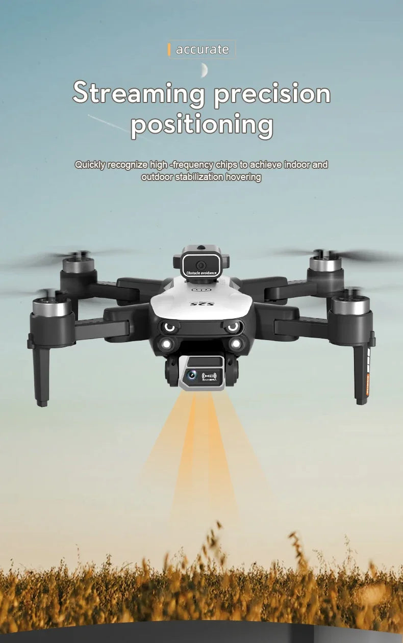 🚁 S2S Mini Drone – 4K/8K HD Camera | Foldable RC Quadcopter with Obstacle Avoidance