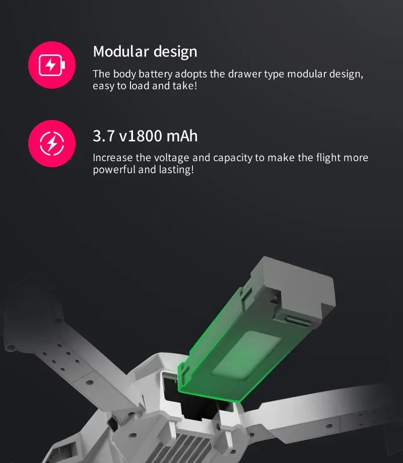 E88 Pro 4K Dual Camera Foldable RC Drone