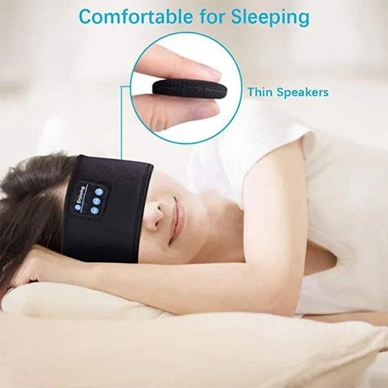 Bluetooth Headband Headphones with Sleep Eye Mask
