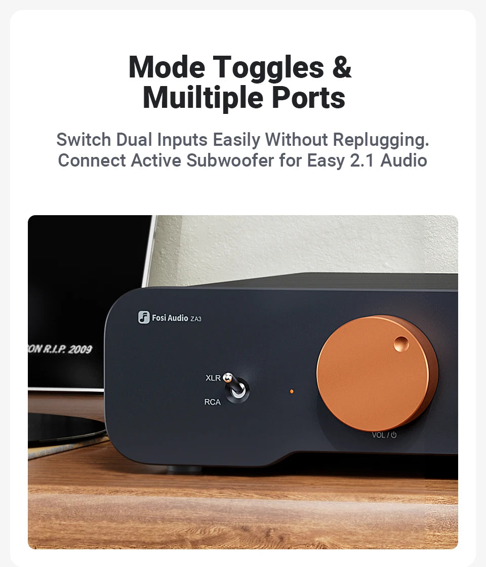Fosi ZA3 Stereo HiFi Power Amp