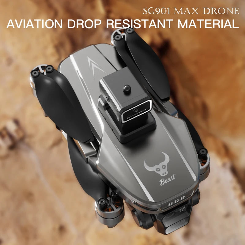 Mini Drone Professional GPS HD Camera Drones 5G WIFI FPV Video 4k UAV 4.5 inch large screen remote control RC Dron SG109 PRO MAX