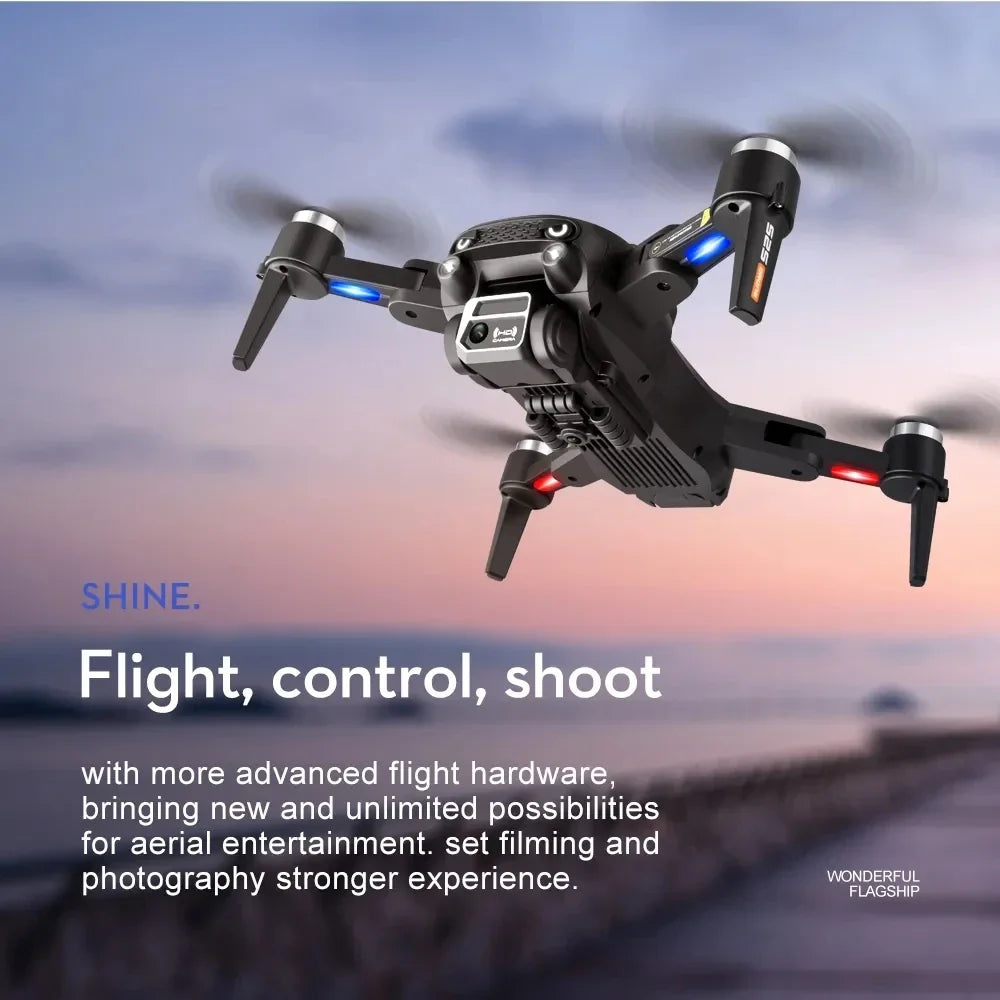 🚁 S2S Mini Drone – 4K/8K HD Camera | Foldable RC Quadcopter with Obstacle Avoidance