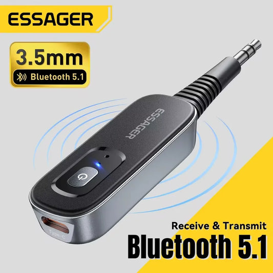 Essager 2-in-1 Bluetooth 5.1 Audio Adapter