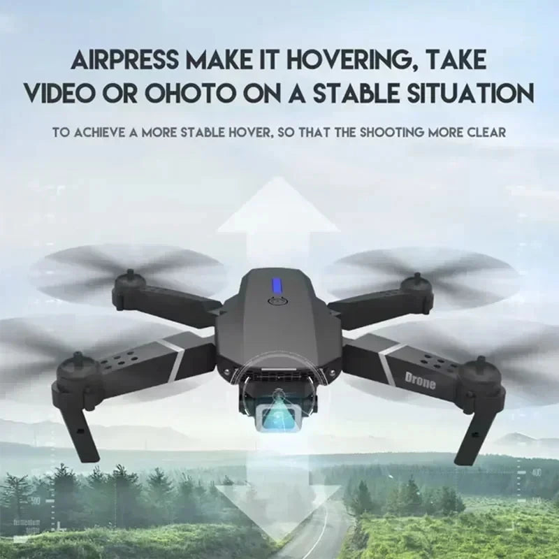 🚁 Professional E88 Drone – 4K Wide-Angle Camera | Foldable RC FPV Quadrotor