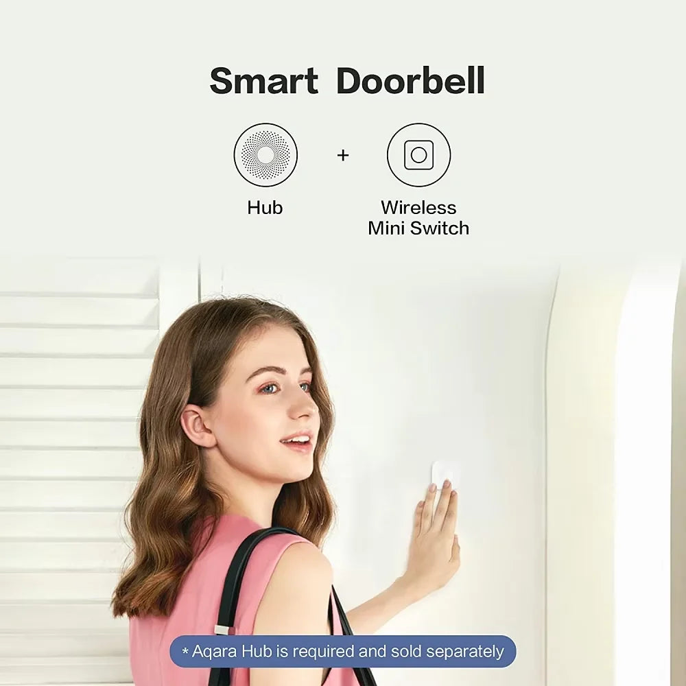Aqara Smart Wireless Mini Switch – Zigbee One-Key Control Button