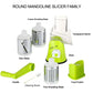 Manual Vegetable Cutter & Slicer with 3 Drums