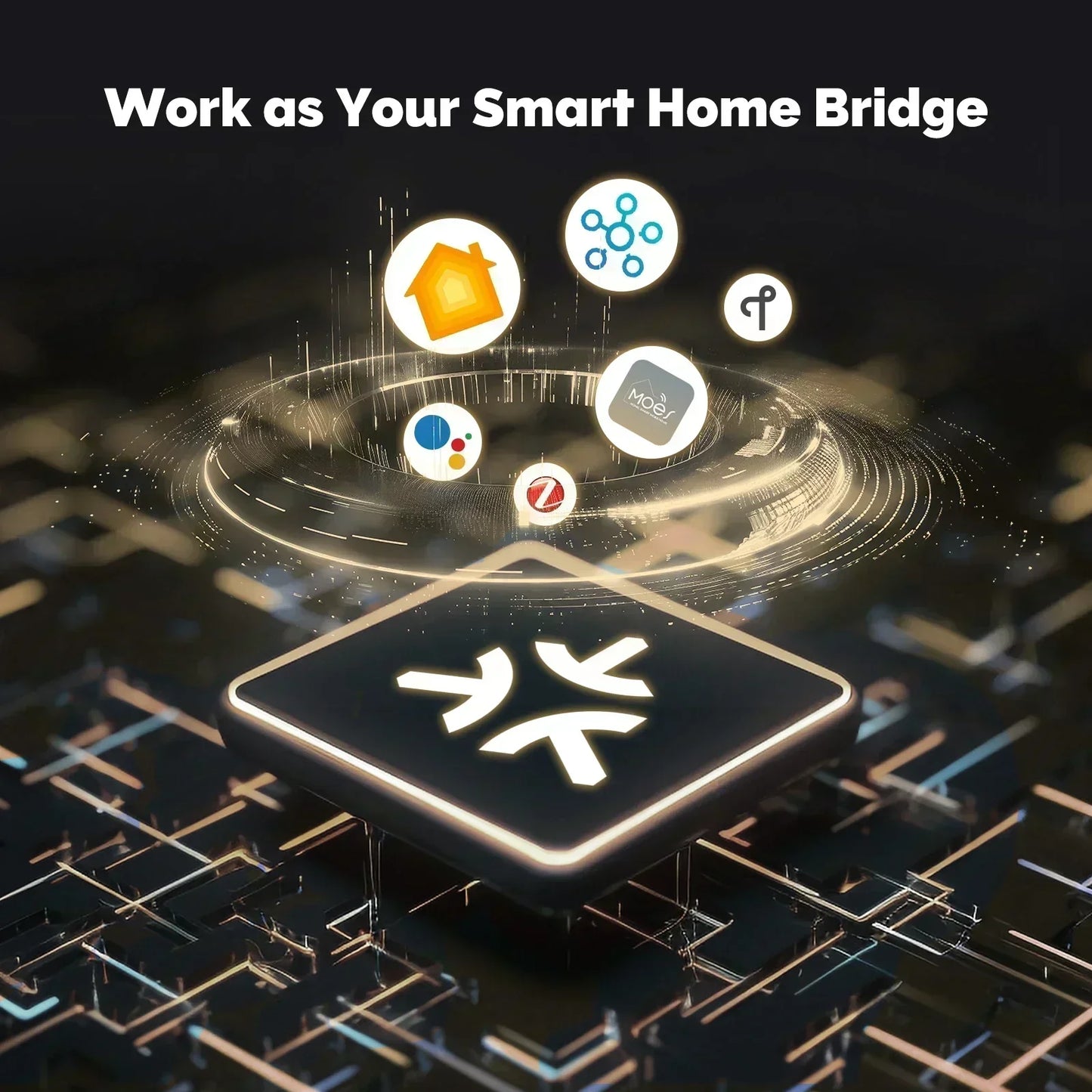 MOES Tuya Zigbee Matter Thread Gateway – Smart Home Bridge & Hub