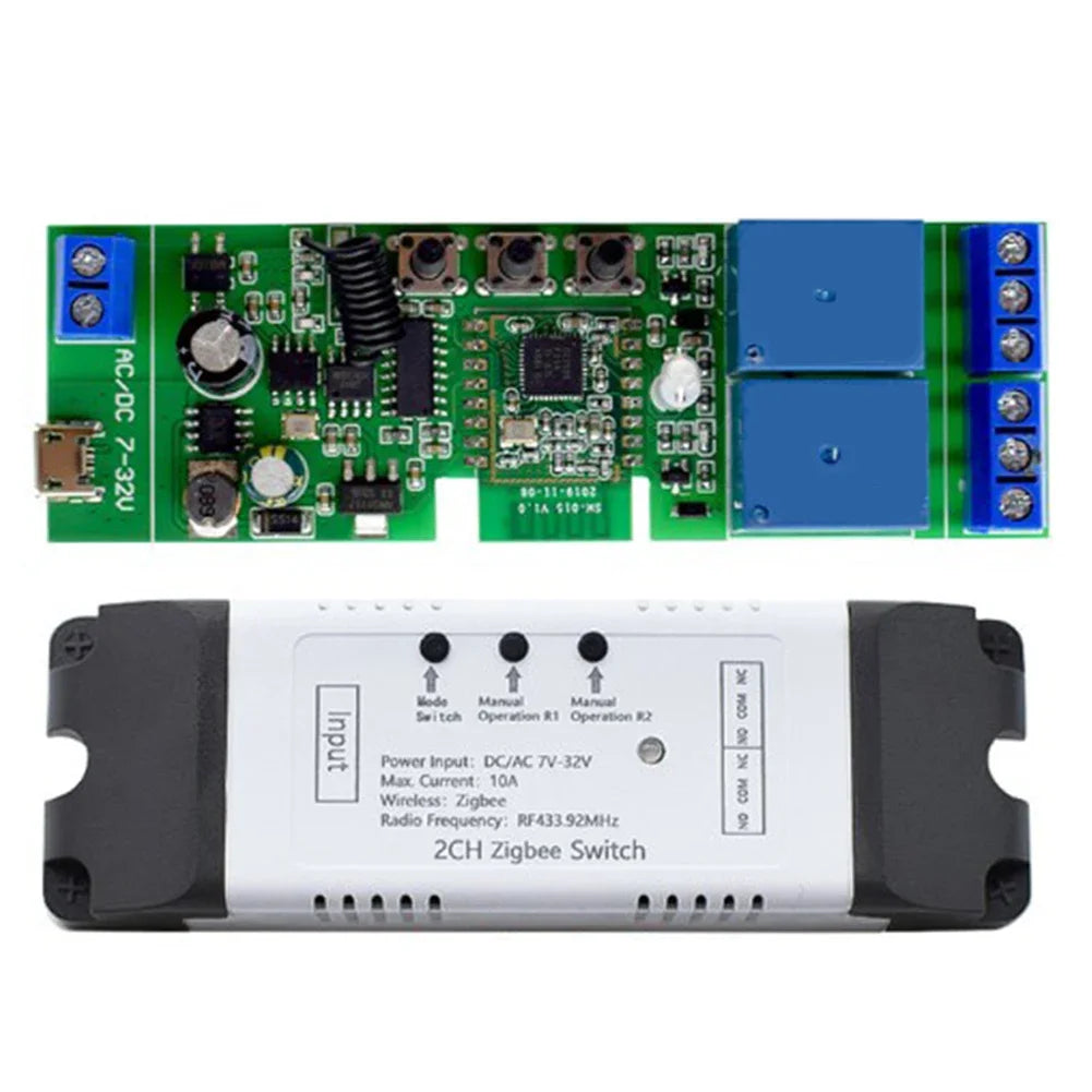 2CH WiFi/Zigbee Relay Switch Module
