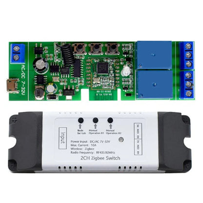 2CH WiFi/Zigbee Relay Switch Module