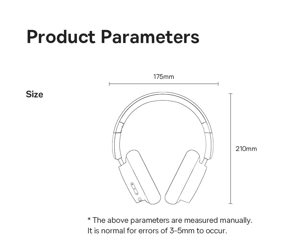 Baseus Bowie D05 Wireless Over-Ear Headphones