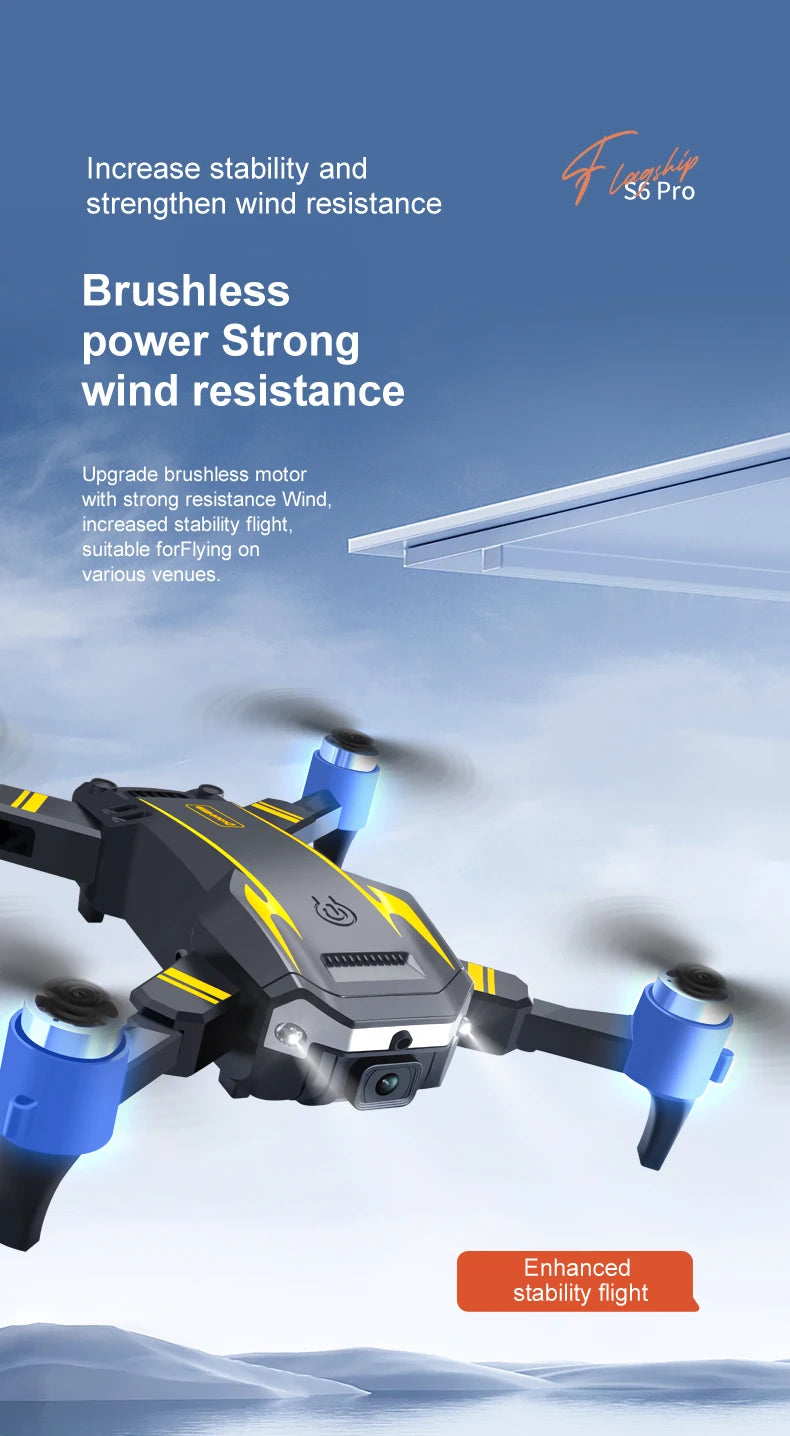 Upgrade S6 Pro 5G Dual Camera Drone