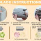 Electric Cheese Grater & Vegetable Slicer – 4-in-1 Salad Maker & Food Processor