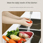 🍚 Rice Washer Strainer Bowl – Stainless Steel 304 Multipurpose Kitchen Tool