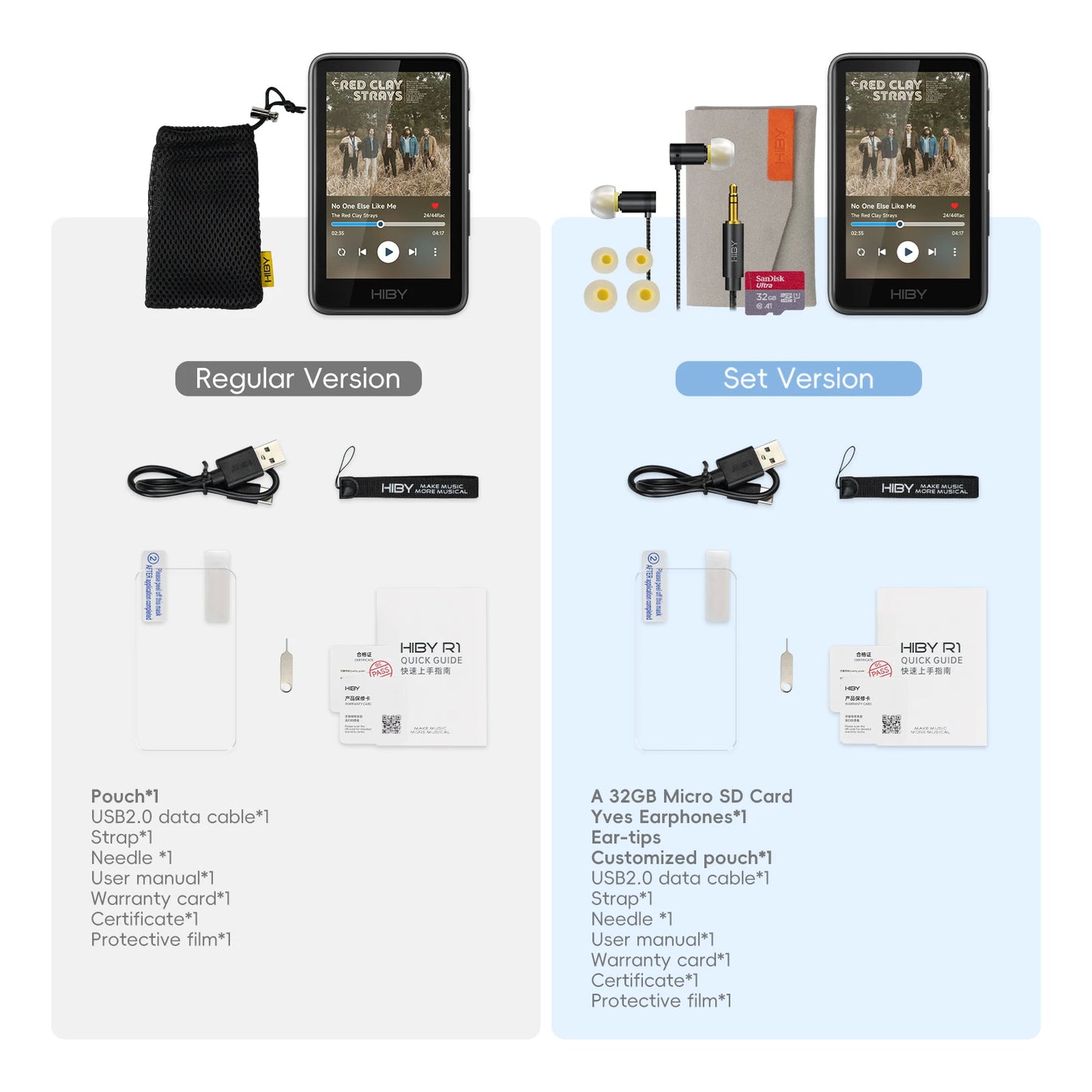 HiBy R1 HiFi MP3 Music Player