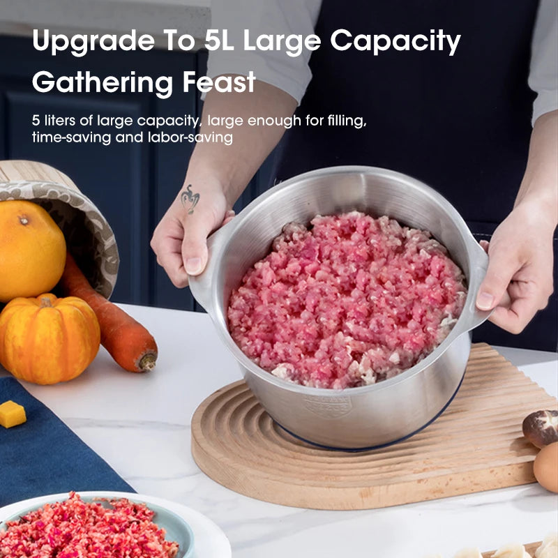 5L Electric Meat Grinder & Food Chopper