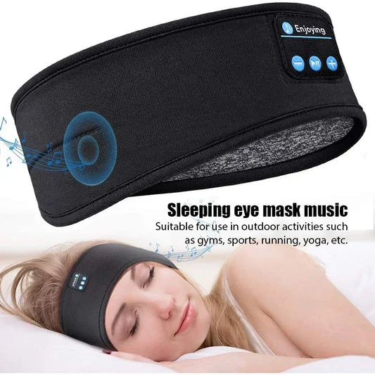 Bluetooth Headband Headphones with Sleep Eye Mask