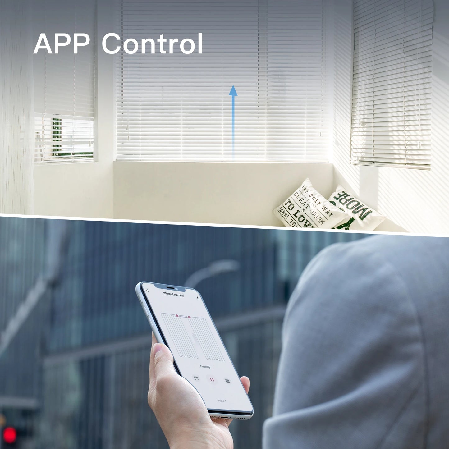 MOES Tuya WiFi Smart Motor Electric Chain Roller Blinds Shade Shutter Drive RF Remote Kit Smart Life App via Alexa/Google Info Draft