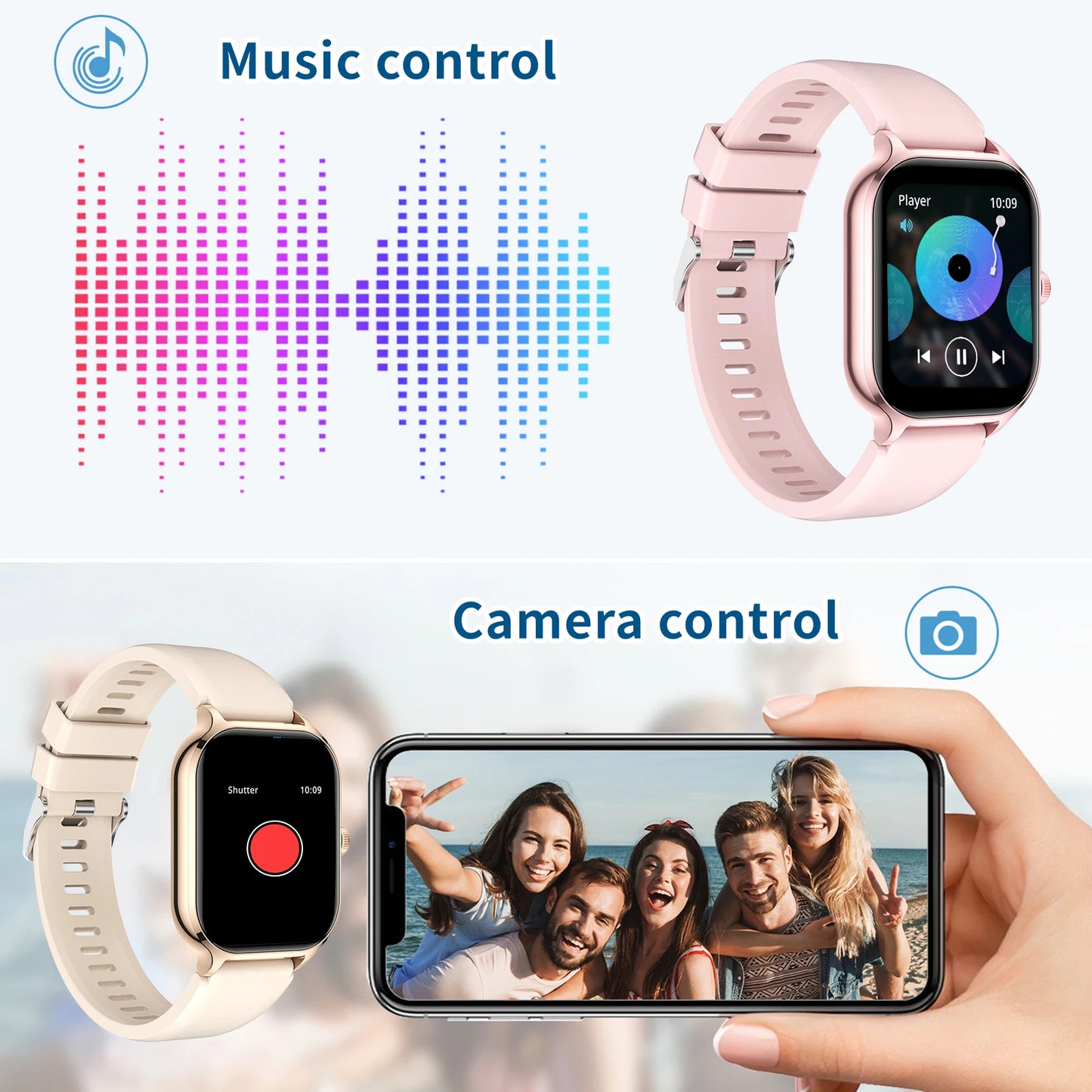 Wireless Calling Smartwatch with Sport Mode
