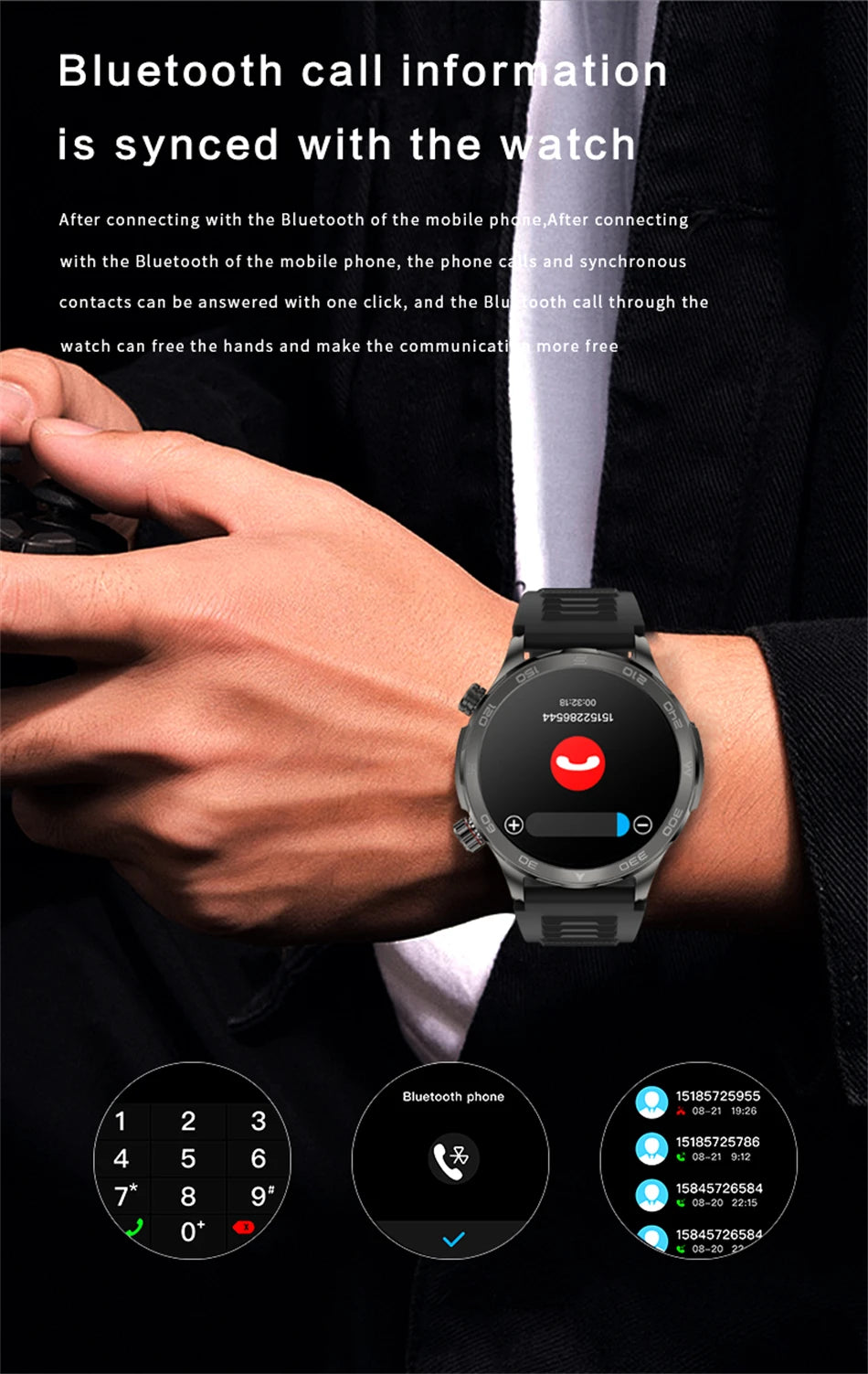 2025 Bluetooth Call Smartwatch for Huawei