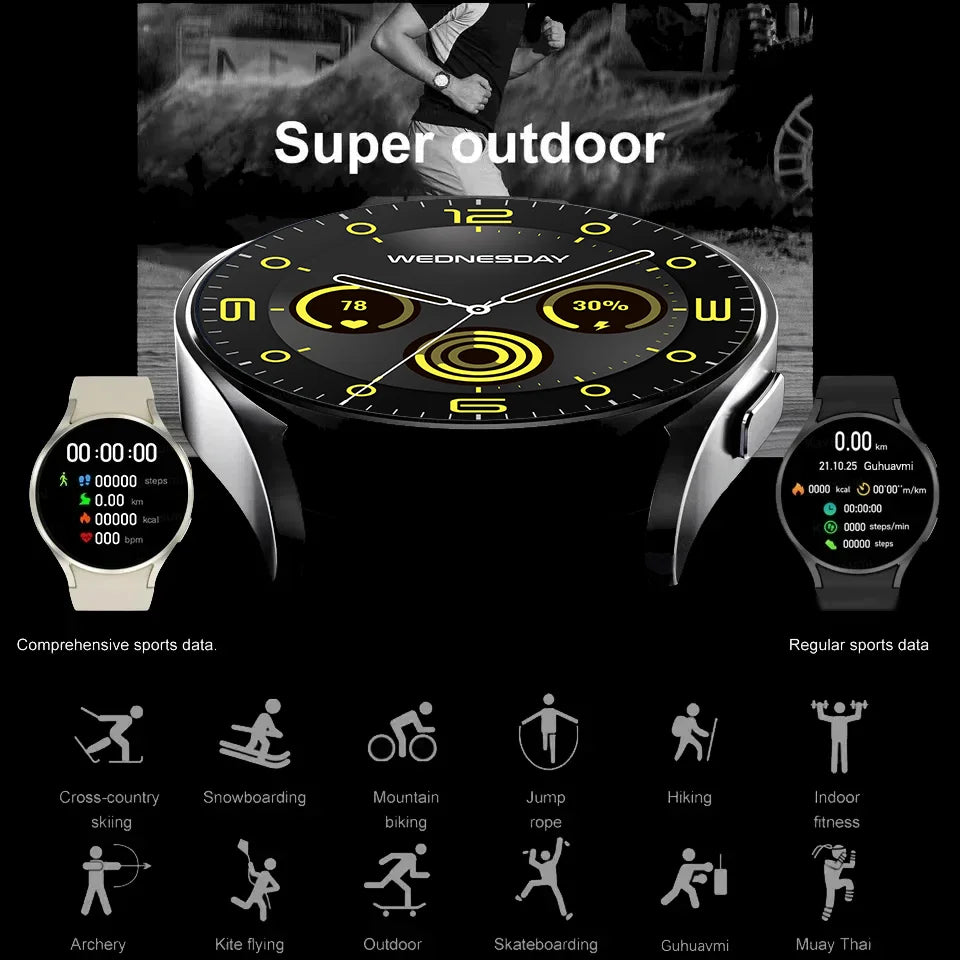 KESHUYOU Watch 6 Smart Bluetooth Fitness Watch