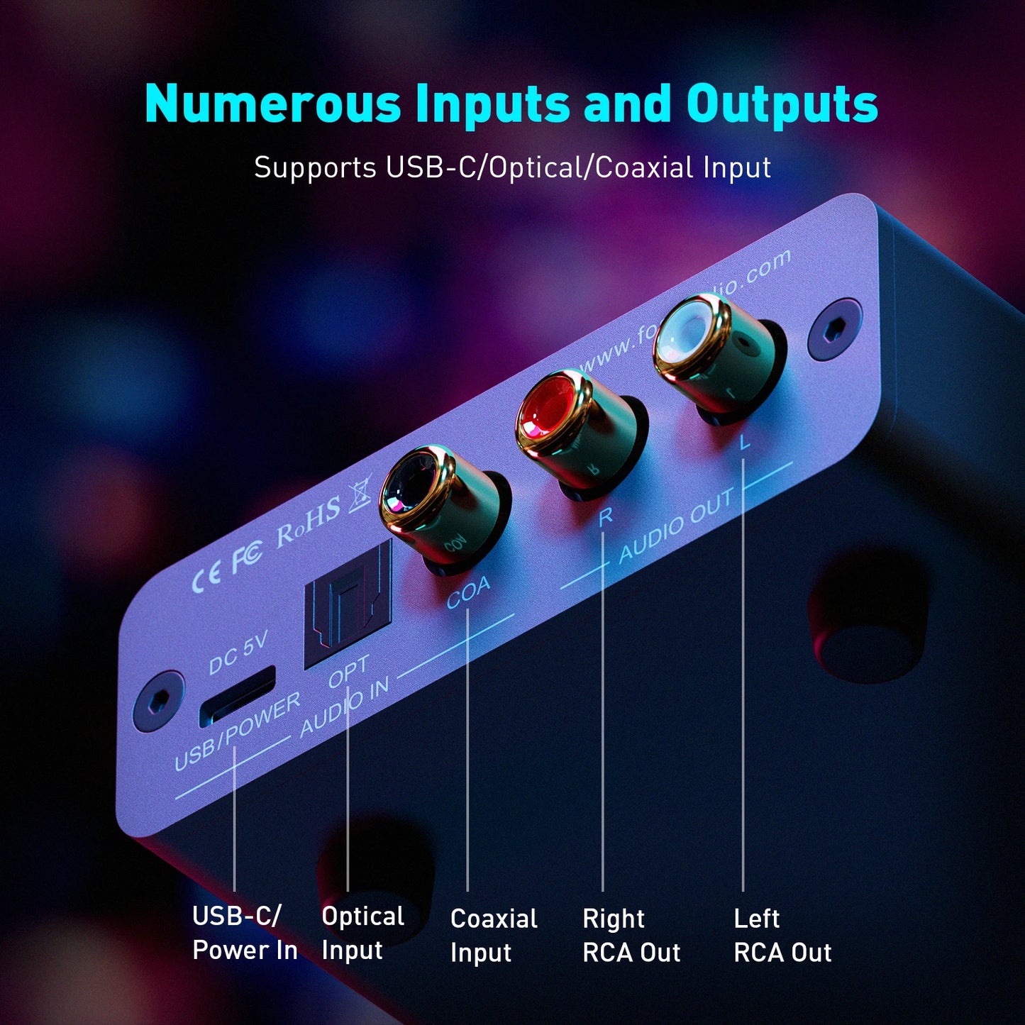 Fosi Audio K5 PRO USB Gaming DAC & Amp