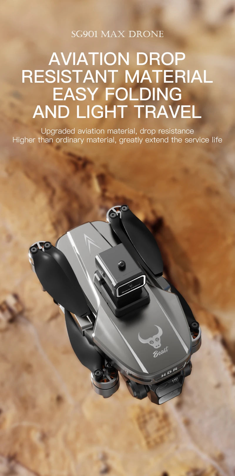 Mini Drone Professional GPS HD Camera Drones 5G WIFI FPV Video 4k UAV 4.5 inch large screen remote control RC Dron SG109 PRO MAX