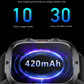 2024 Rugged Military Smart Watch Men Outdoor Watches lP68 Waterproof 2.01" Al Voice Bluetooth Call Smartwatch For Android lOS